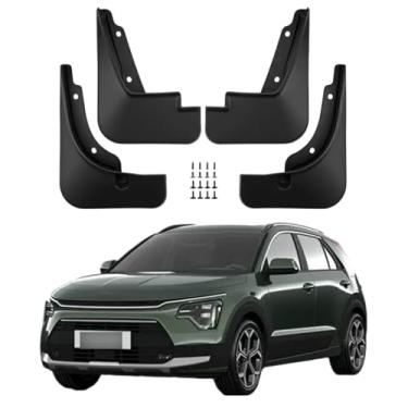 Imagem de Abas de lama para Kia NIRO 2023 2024 2025 2026, protetores contra respingos de roda e pneu, para-lama para carro, material PP, protetor de pneu para todos os climas, protetores contra respingos para