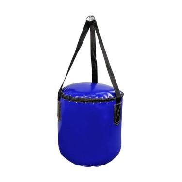 Imagem de RNXRZANK Saco de Pancada Multifuncional em PU para Treinamento Esportivo, Ideal para Artes Marciais, Fitness E Kickboxing, para Adultos E Crianças, Azul