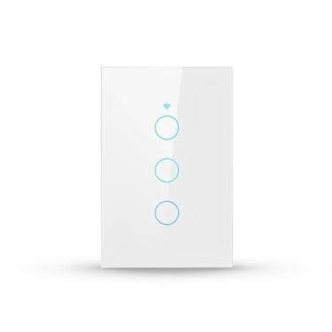 Imagem de Avant Neo Interruptor Inteligente Wi-Fi Branco 3 Botões 2.4 GHz Smart Touch Bivolt Compatível com Alexa, Google Home, Tuya Neutro Paralelo Virtual