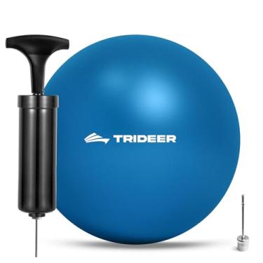 Imagem de Trideer Bola de Pilates 22 cm com bomba, bola central, mini bola de Pilates para fisioterapia azul