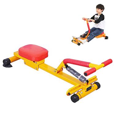Imagem de Equipamento de Fitness para Crianças Máquina de Remo para Treinamento Físico Máquina de Remo Interior Exercitador de Cintura e Costas Equipamento de Remo Esportivo Fitness