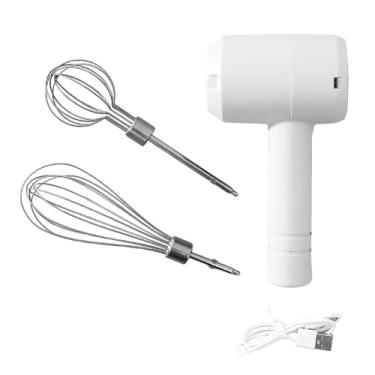 Imagem de Mixer Portátil Batedeira Elétrica Misturador de Ovos [Branco]