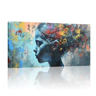 Imagem de Arte em tela decorativa, arte de parede com impressão em tela de graffiti, conjunto de 1 tela de arte Banksy, pôster infantil Banksy, impressão de grafite - (25 x 50 cm) sem moldura 10 x 20 polegadas