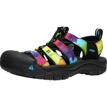 Imagem de KEEN Sandália masculina Newport H2 com bico fechado, Tie Dye original, 39