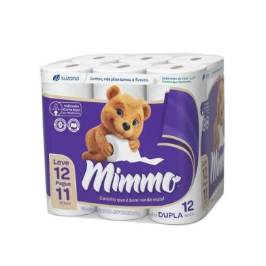 Imagem de Papel Higiênico Mimmo Folha Dupla 30m Leve 12 Pague 11