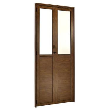 Imagem de Porta Lambril Camarão Vidro Mini Boreal 210x80 Fortsul Esquadrisul Abe