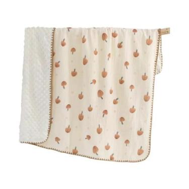 Imagem de Manta De Algodão Muslin Macia E Respirável Para Bebês Meninos E Menina