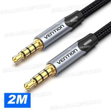Imagem de Cabo Auxiliar P3 X P3 2m Estéreo Hifi 2m Banhado A Ouro - VENTION