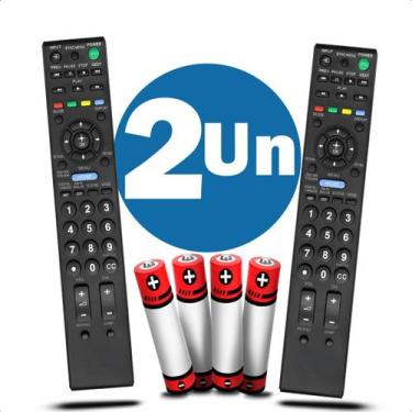 Imagem de Controle Remoto Compatível com TV Sony Bravia KDL 40EX455 40EX457 Kit 