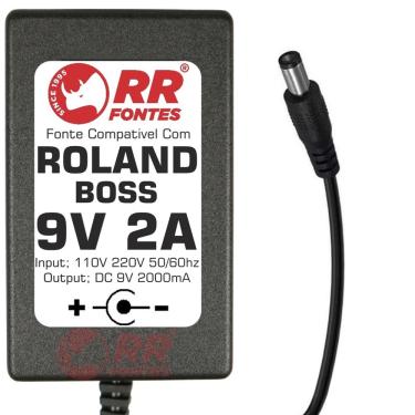 Imagem de Fonte dc 9V 2A Para Piano, Teclado, Pedal e sintetizador Roland Boss RD-300 sx RD-300GX RD-300SX RMP-12 RS-5 RS-50 RS-70 RS-9 SC-155 SC-50 SC-55