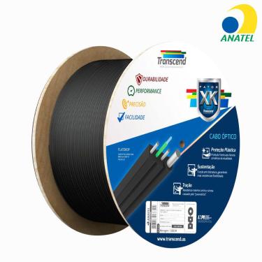 Imagem de Cabo Fibra Óptica 1fo Transcend Mini Flat Drop Bobina 550 m