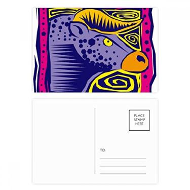 Imagem de Constellation Taurus Mexicon Culture Graving Postal Set Birthday Mailing Cartão de felicitações