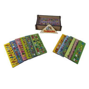 Imagem de Jogo Tabuada Divertida Com 20 Peças - Maninho Brinquedos 6287.7