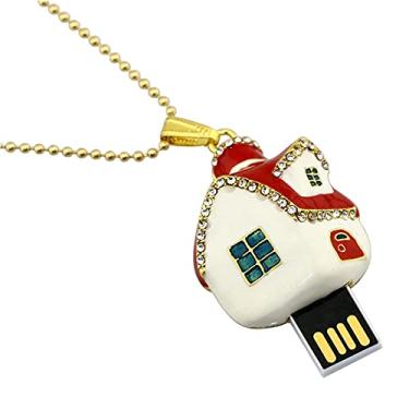 Imagem de Pen Drive USB em forma de 16 GB, unidades USB cartão de memória, pen drive USB 2.0, pen drive, pen drive, armazenamento de data, disco com zíper, pen drive (casa)