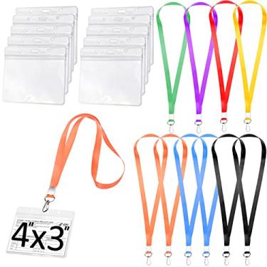 Imagem de Kare & Kind Protetor de cartão de vacinação CDC – Conjunto de 10 – Serve para porta-cartão de imunização de vacina de 10 x 7 cm – Mangas transparentes que podem ser fechadas – à prova d'água e à prova