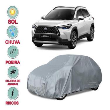 Imagem de Capa cobrir carro Corolla Cross 100% Impermeável Proteção Total Bezzte