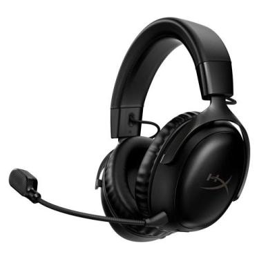 Imagem de Headset Gamer Sem Fio HyperX Cloud III, Drive 53mm, Wireless, Multi Pl
