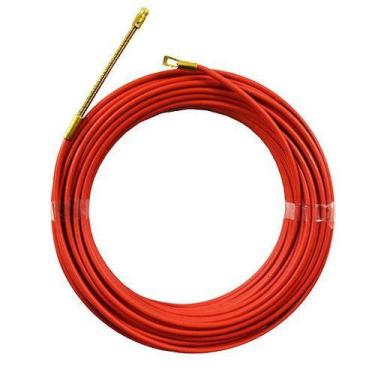 Imagem de Passa Fio De Nylon Guia Com Alma De Aço Com 15 Mts Laranja - FoxLux