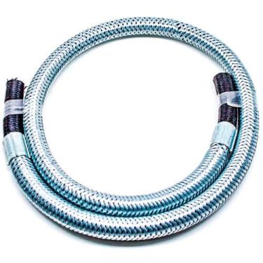 Imagem de Mangueira Flexível Metálica 80cm Instalação Gás Glp e Gn - Contuflex