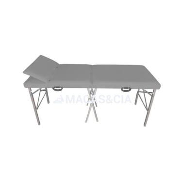 Imagem de Maca Portátil Cabeceira Reclinável 200kg 65cm Largura 10 Cores - BEST 