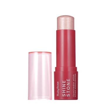 Imagem de Iluminador Stick Linha Rosa Shine Stone – Brilho Sofisticado com Toque Suave e Efeito Natural, Perfeito para Destaque na Maquiagem do Dia a Dia (Hb-M7023)