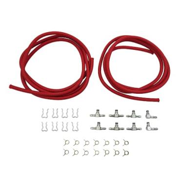 Imagem de Lizixny Linha de retorno do injetor de combustível com kit de acessórios de metal, kit de trilho de retorno do injetor de combustível adequado para Duramax Diesel LLY LMM LBZ 2004-2010