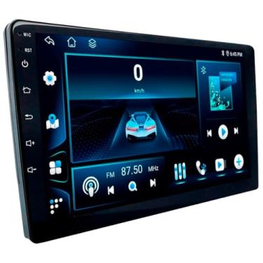 Imagem de CENTRAL MULTIMÍDIA OCTA-CORE ANDROID 13, TELA 9" FULL TOUCH, SLIM, 4/64GB, FM, USB, SD, AUX, BLUETOOTH, DSP, ESPELHA ANDROID E IOS, CARPLAY E ANDROID AUTO, CONECTIVIDADE COM OU SEM FIO