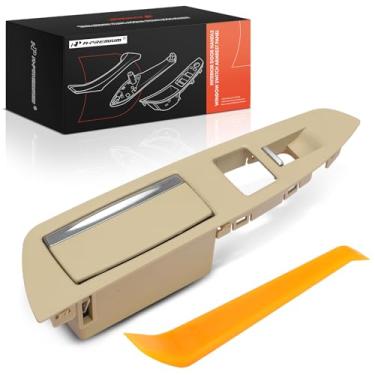 Imagem de A-Premium Substituição do painel do interruptor de porta para BMW Série 7 2013-2015, off-white, traseiro direito, com pé de cabra