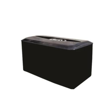 Imagem de Dispenser Porta Papel Toalha Papeleira De Mesa Preto 250 Folhas