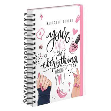 Imagem de Agenda Comercial Plus 2026 Nail Designer Art Rosa