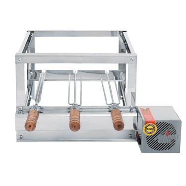 Imagem de Churrasqueira Grill Giratória The Grill Inox - 3 Espetos Giratórios - 