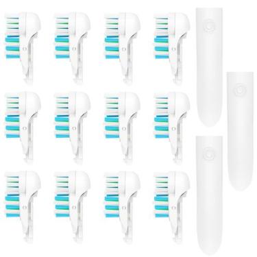 Imagem de Cabeças de escova de dentes EBIEFLY 3D White Replacement 12 unidades
