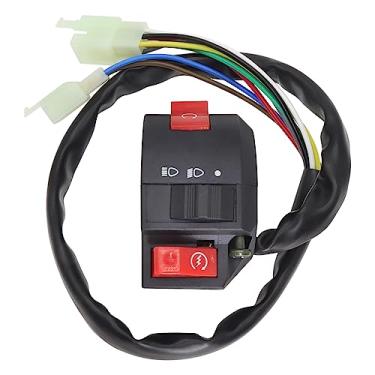 Imagem de Autu Parts Interruptor De Partida Para Guidão Esquerdo Quadriciclo, Compatível Com 50Cc, 70Cc, 90Cc, 110Cc E 125Cc