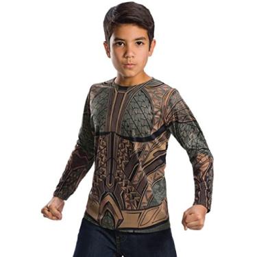 Imagem de Rubie's Fantasia masculina da Liga da Justiça Aquaman, Conforme mostrado., P