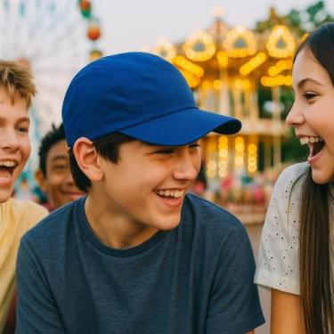 Imagem de Boné ajustável com aba curva - alíki, Azul, ÚNICO