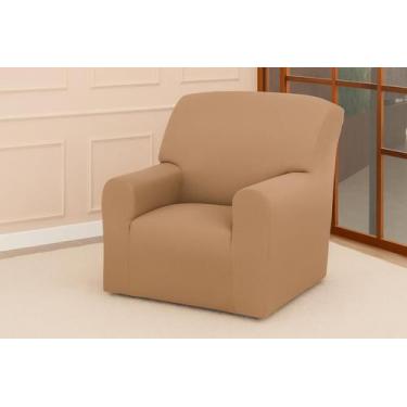 Imagem de Capa Protetora De Sofá Coladinha para Poltrona 1 Lugar , Sala, Quarto,