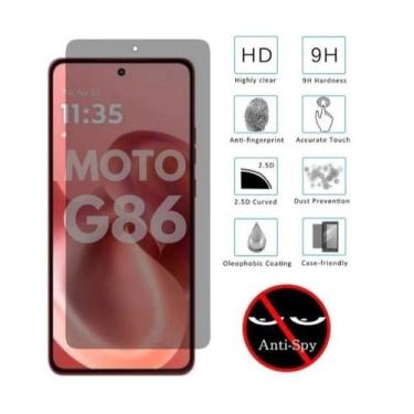 Imagem de Capa Case Capinha Anti Impacto Para Motorola Moto G86 + Película 3D Pr