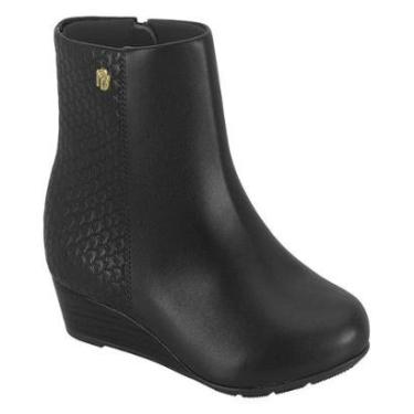 Imagem de Bota Feminina Modare Ultraconforto Cano Curto Salto Anabela Estilo-Feminino
