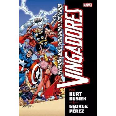 Imagem de Os Vingadores Por Kurt Busiek e Geroge Pérez - PANINI, Sortido
