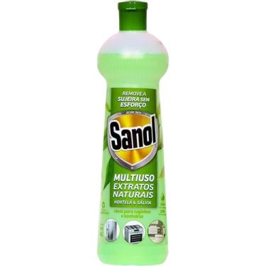 Imagem de Multiuso Extratos Naturais Hortelã & Sálvia, Sanol, 500 ml, Verde