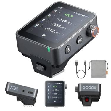 Imagem de Godox Disparador de flash sem fio X3 Pro S X3ProS X3Pro-S TTL, tela sensível ao toque LCD de 2,4 GHz, integração Bluetooth e controle de aplicativo, bateria de lítio embutida, três modos de disparo