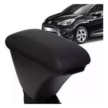 Imagem de Apoio De Braço C3/Aircross sintético Preto Com A Costura Azul