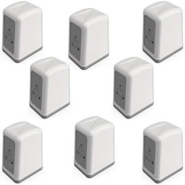 Imagem de Kit 08 Porta Guardanapo Single Branco Para Mesa Papel