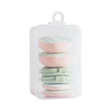 Imagem de Conjunto Mini Puff Para Dedos 6 Peças, Corretivo Em Cushion Para Maqui