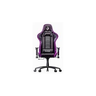 Imagem de Cadeira Gamer Rise Mode Z6, Ângulo Ajustável, Braço 2D, ARGB, Preto - RM-CG-06-BK-RGB