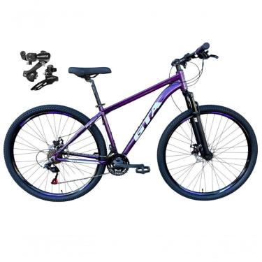 Imagem de Bicicleta Aro 29 Gta Start Câmbios Shimano 21v Freio A Disco Mountain Bike Alumínio Roxo Tam: 15
