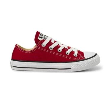 Imagem de Tenis all star chuck taylor cano baixo ref ck0002 infantil, Vermelho, 