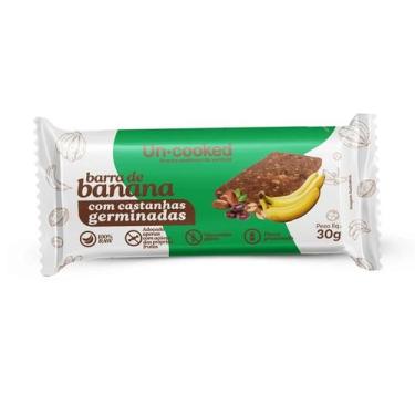 Imagem de Barra de Banana com Castanhas 30g - Uncooked
