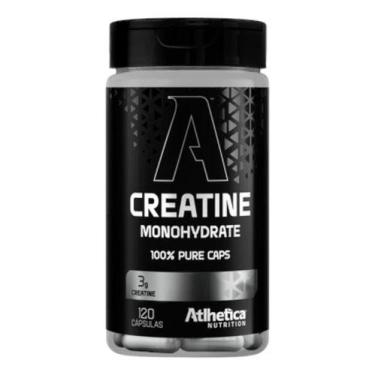 Imagem de 100% Creatina Monohydratada Atlhetica Nutrition 120 Capsulas Neutro