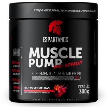 Imagem de Pré Treino Muscle Pump Pre Workout 300g - Espartanos-Unissex